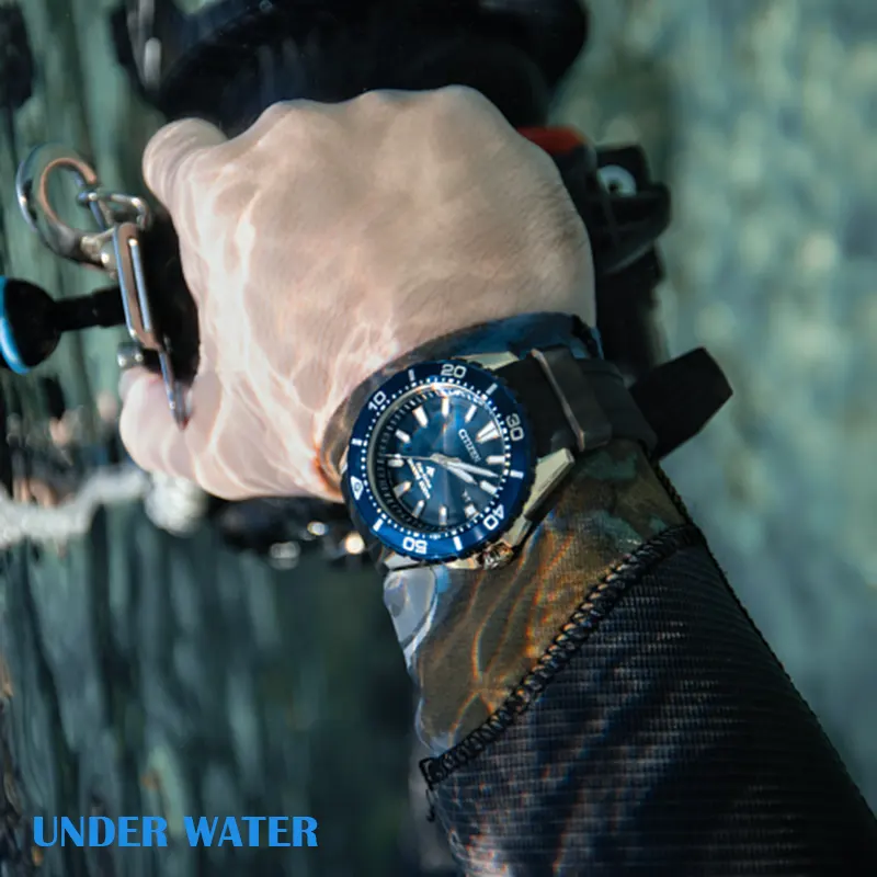 Citizen Promaster Diver Eco-Drive Blue Dial Men's Watch- BN0196-01L